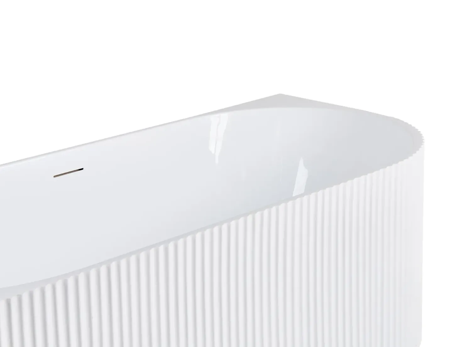 Vasca da bagno GOCTA Lato destro 170 x 78 cm Bianco