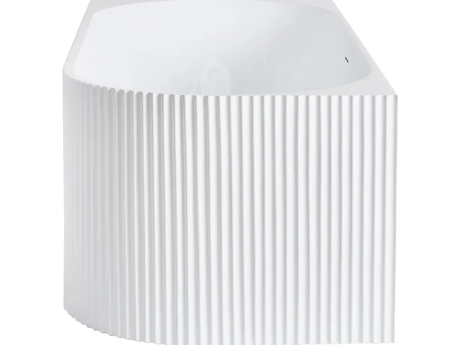 Vasca da bagno GOCTA Lato destro 170 x 78 cm Bianco