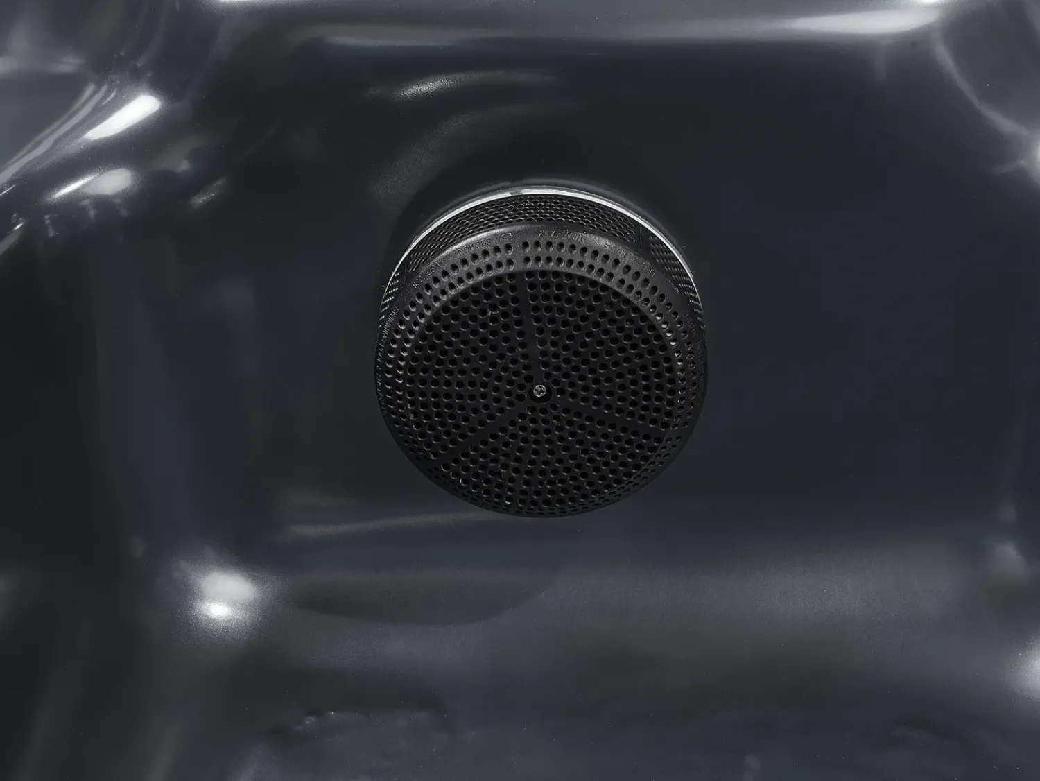 Sale Beliani Vasca idromassaggio da esterno con LED LASTARRIA Grigio grafite Argento Grigio