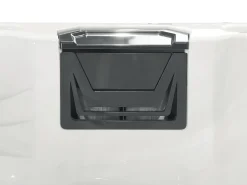 Clearance Beliani Vasca idromassaggio da esterno con LED LASTARRIA Bianco Bianco Argento Grigio