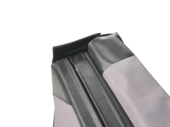 Beliani Vasca idromassaggio da esterno con LED TULAROSA Grigio grafite Argento Grigio Nero