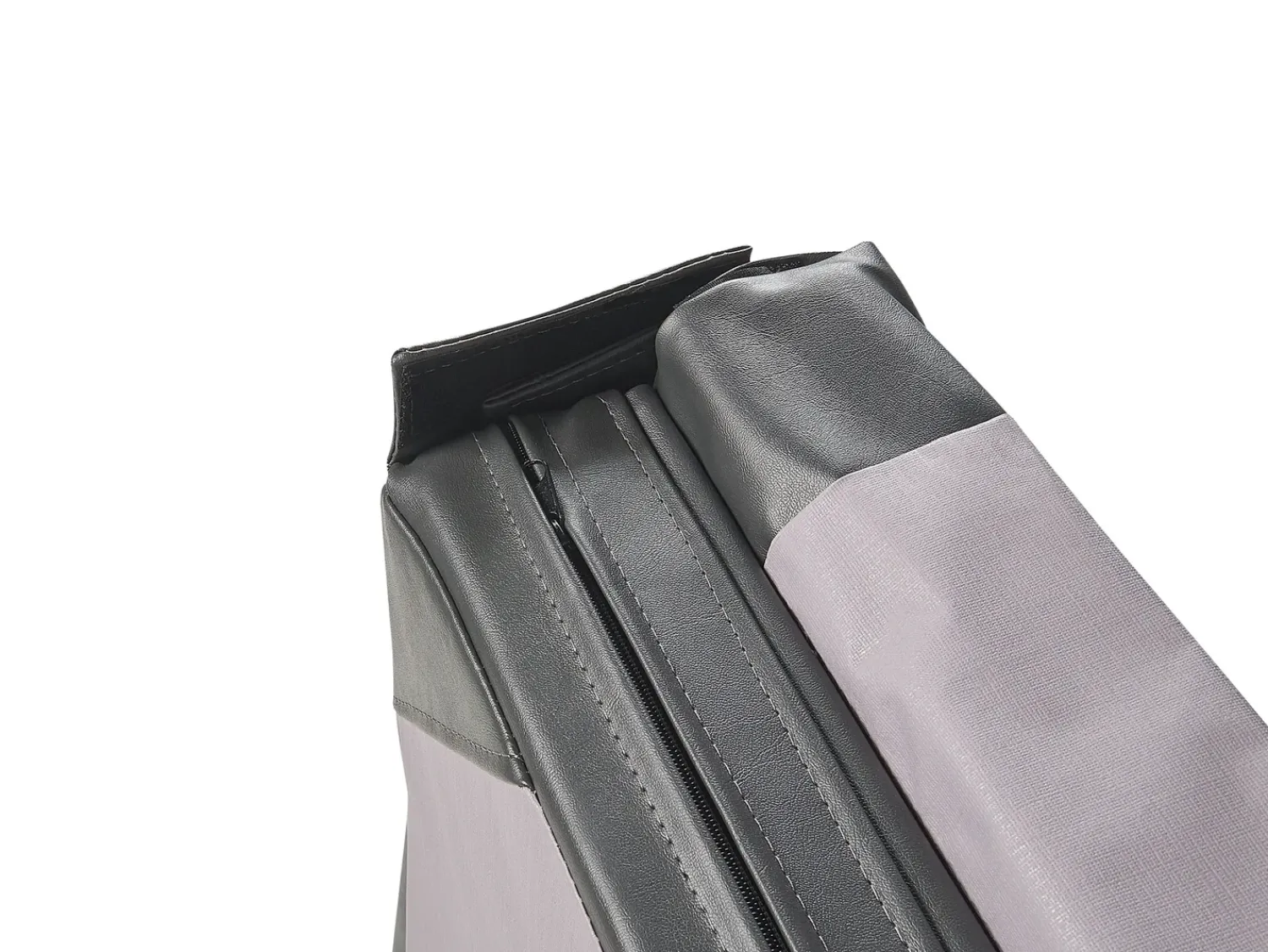 Beliani Vasca idromassaggio da esterno con LED TULAROSA Grigio grafite Argento Grigio Nero