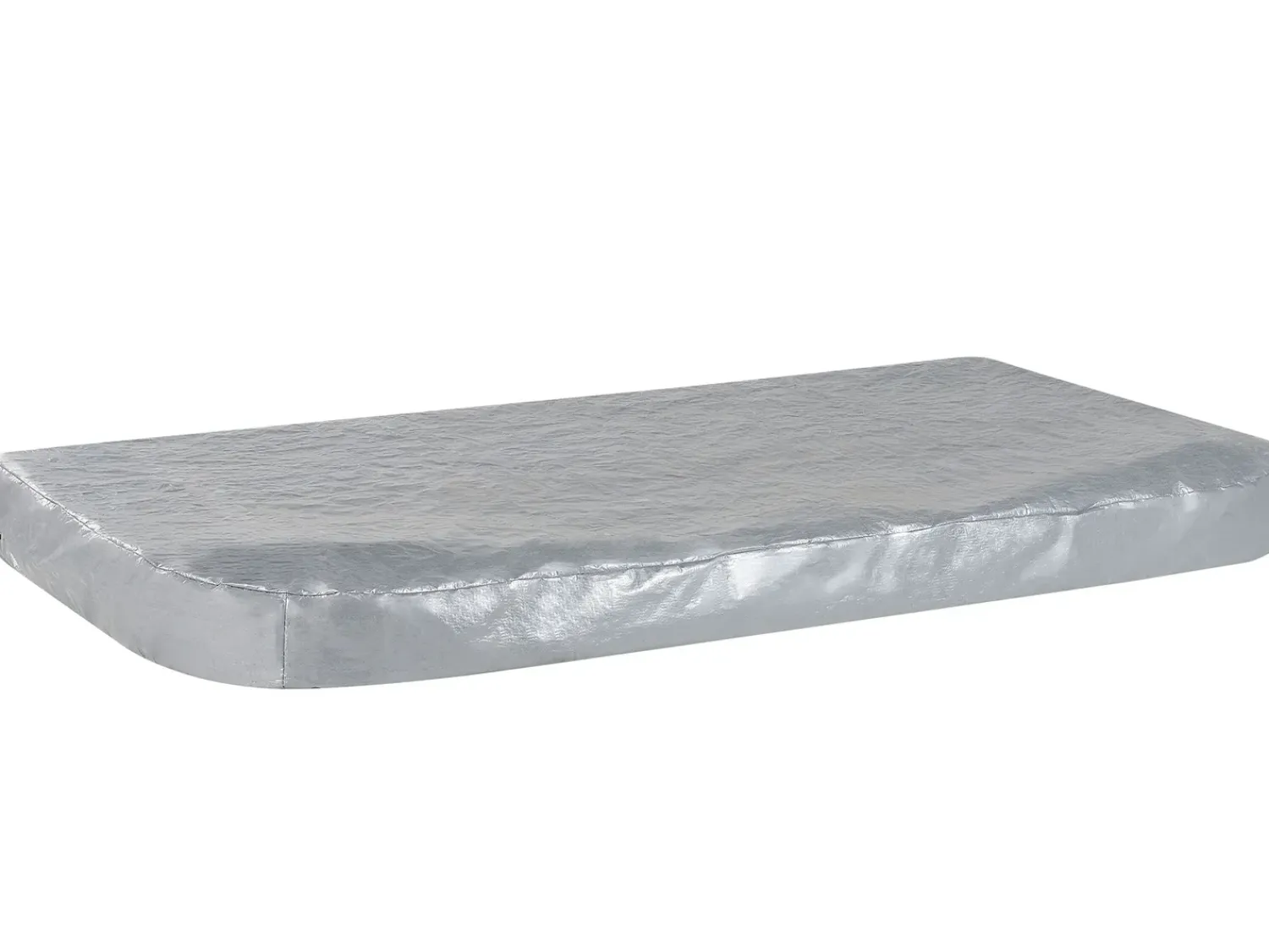 Beliani Vasca idromassaggio da esterno con LED TULAROSA Grigio grafite Argento Grigio Nero