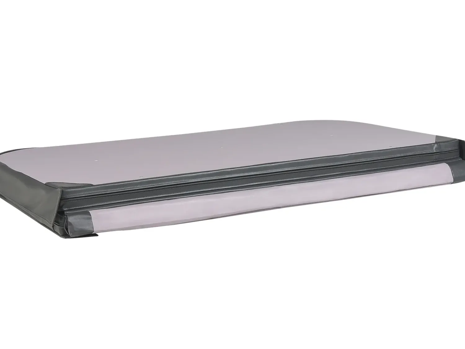 Beliani Vasca idromassaggio da esterno con LED TULAROSA Grigio grafite Argento Grigio Nero