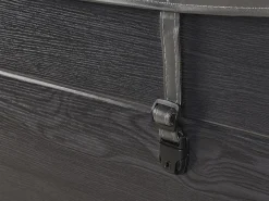 Beliani Vasca idromassaggio da esterno con LED TULAROSA Grigio grafite Argento Grigio Nero