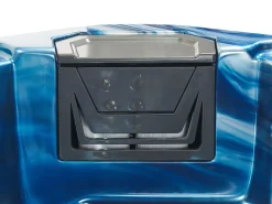 Hot Beliani Vasca idromassaggio da esterno con LED TULAROSA Blu Blu Argento Marrone Nero