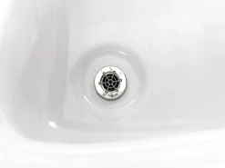 Beliani Vasca idromassaggio da esterno con LED CALIMA Bianco Argento Bianco Marrone