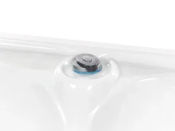 Best Beliani Vasca idromassaggio da esterno con LED VILLARRICA Bianco Argento Bianco Marrone