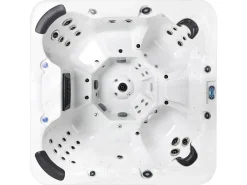 Best Beliani Vasca idromassaggio da esterno con LED VILLARRICA Bianco Argento Bianco Marrone