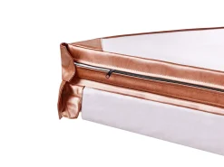 Beliani Vasca idromassaggio da esterno con LED MARFIL Marrone Argento Bianco Marrone