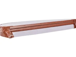 Beliani Vasca idromassaggio da esterno con LED MARFIL Marrone Argento Bianco Marrone