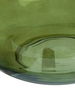 Discount Beliani Vaso da fiori ACHAAR Vetro 34 cm oliva Verde