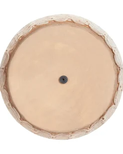 Online Beliani Vaso da fiori ALMIROS Ceramica 51 cm Marrone chiaro Beige Marrone