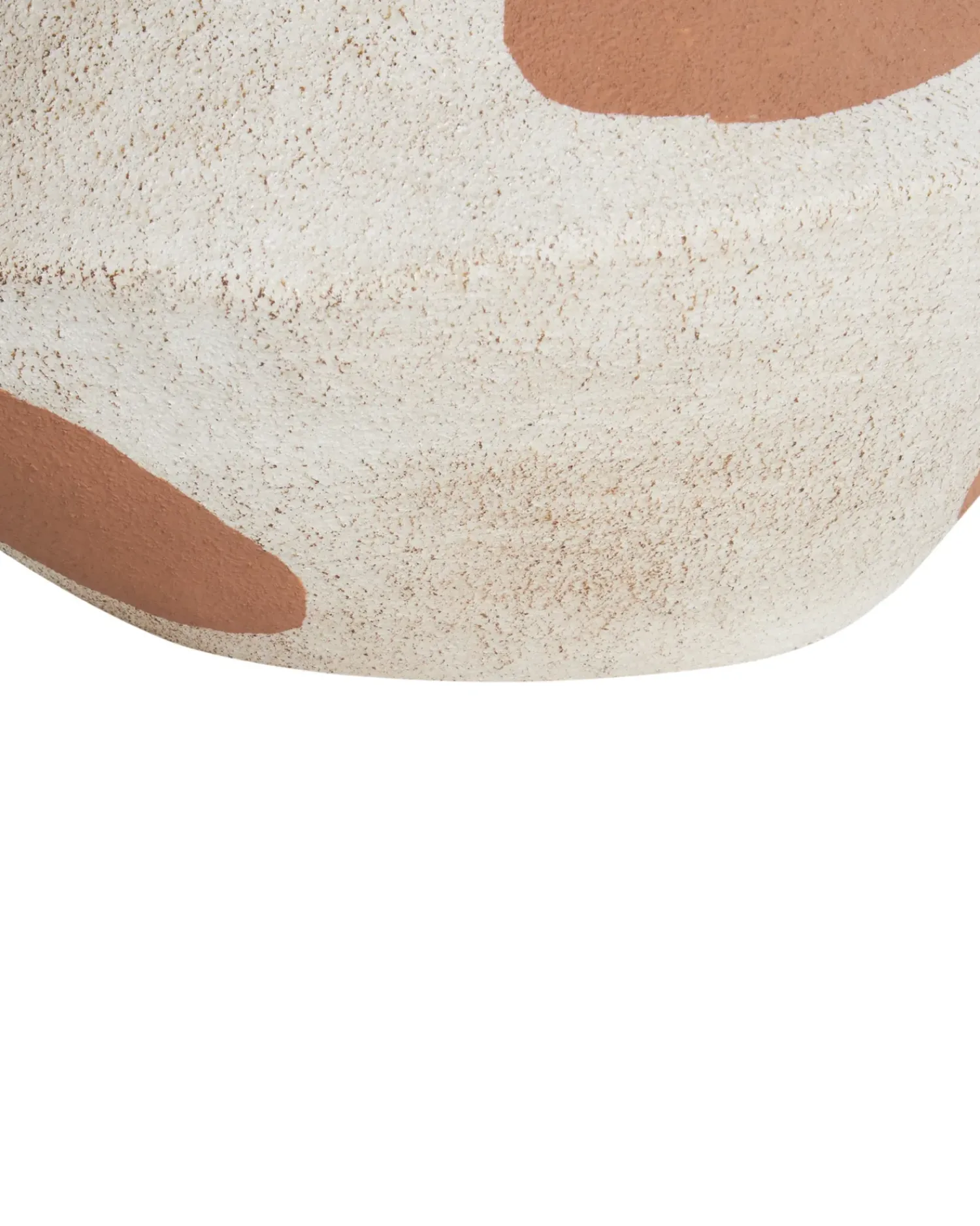Online Beliani Vaso da fiori ALOSIDAE Gres porcellanato 19 cm Beige chiaro Beige Marrone
