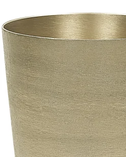 Best Beliani Vaso da fiori AMRIT Metallo 31 cm Oro