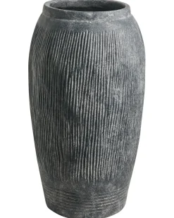 Online Beliani Vaso da fiori ARGINO 50 cm Grigio