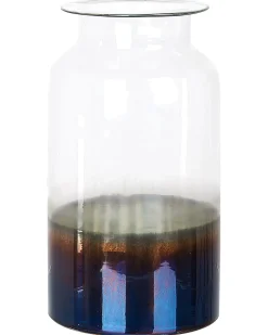 Outlet Beliani Vaso da fiori BHATURE Vetro Multicolore