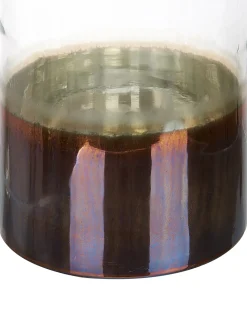 Beliani Vaso da fiori BHATURE Vetro Multicolore