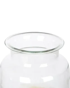 Beliani Vaso da fiori BHATURE Vetro Multicolore