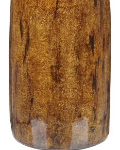 Beliani Vaso da fiori BURGOS Ceramica 52 cm Marrone