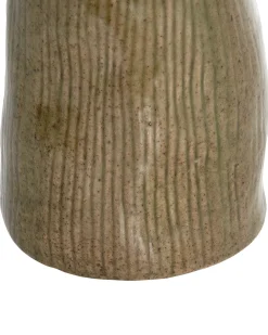 Discount Beliani Vaso da fiori CALAMUS Gres porcellanato 28 cm Verde