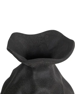 Beliani Vaso da fiori COONTAIL Gres porcellanato 31 cm Nero