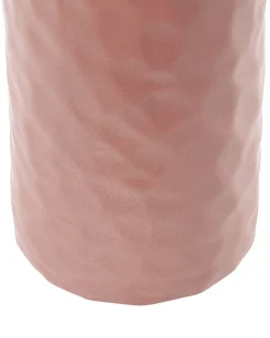 Clearance Beliani Vaso da fiori DRAMA Ceramica 24 cm pastello Rosa