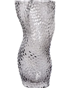 Online Beliani Vaso da fiori DYTIKO Vetro 31 cm Grigio