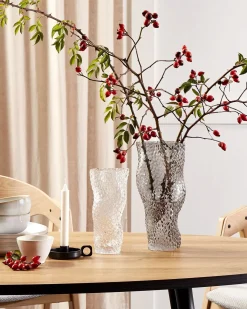 Discount Beliani Vaso da fiori ELATOS Vetro 23 cm Trasparente