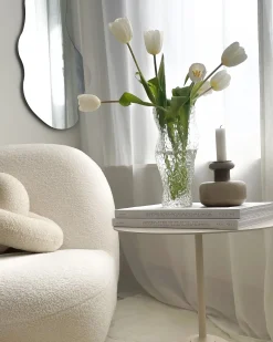 Discount Beliani Vaso da fiori ELATOS Vetro 23 cm Trasparente