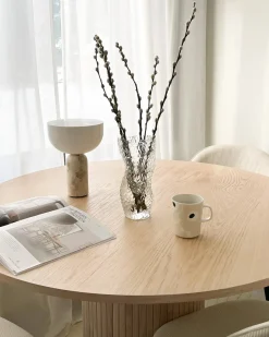 Discount Beliani Vaso da fiori ELATOS Vetro 23 cm Trasparente