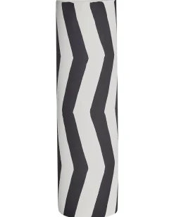 Sale Beliani Vaso da fiori GOBY Gres porcellanato 40 cm Bianco Bianco Nero