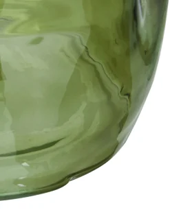 Clearance Beliani Vaso da fiori KERALA Vetro 30 cm oliva Verde