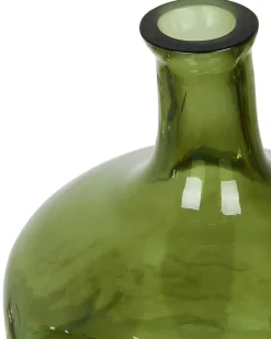 Clearance Beliani Vaso da fiori KERALA Vetro 30 cm oliva Verde
