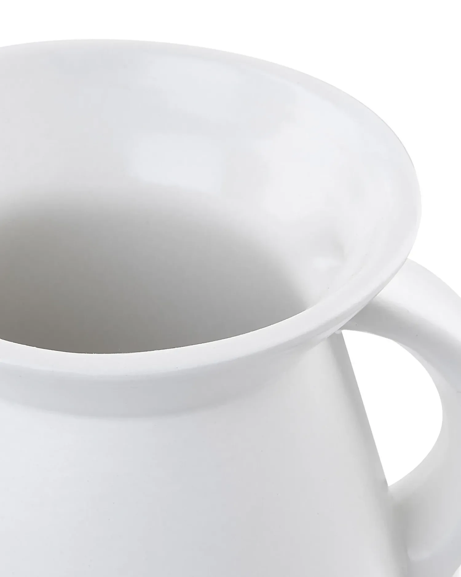 Best Beliani Vaso da fiori KOROPI Ceramica 19 cm Bianco