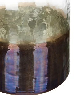Best Beliani Vaso da fiori KULCHA Vetro 36 cm Multicolore