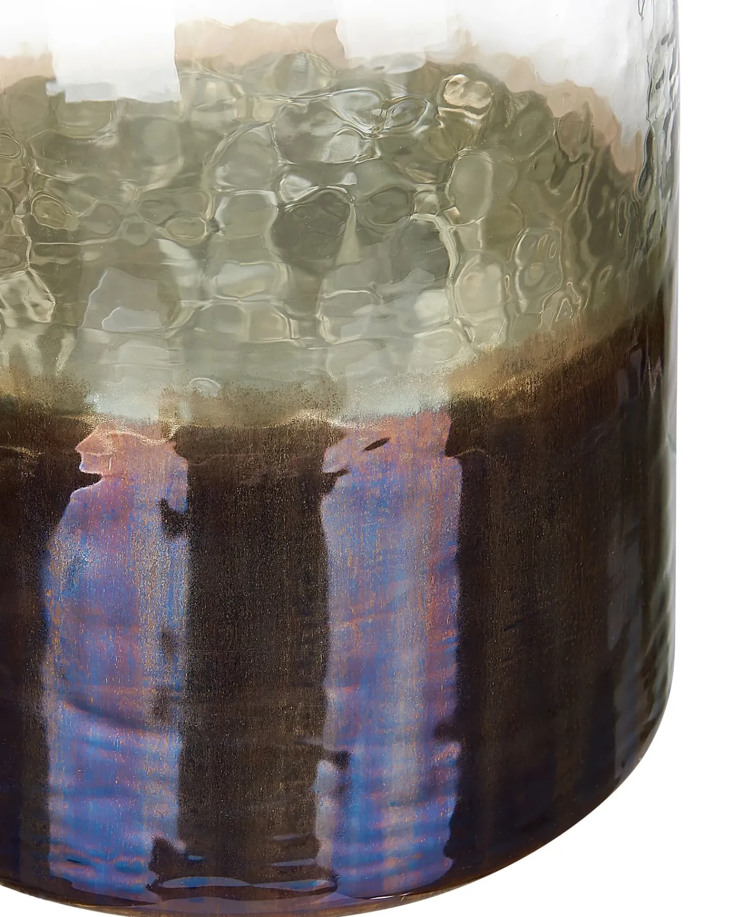 Best Beliani Vaso da fiori KULCHA Vetro 36 cm Multicolore