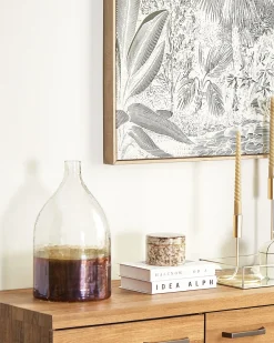 Best Beliani Vaso da fiori KULCHA Vetro 36 cm Multicolore
