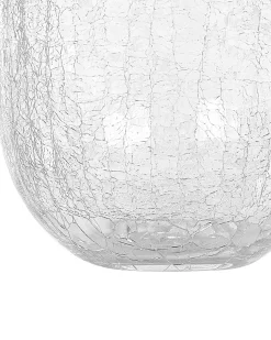 Beliani Vaso da fiori KYRAKALI Vetro 28 cm Trasparente