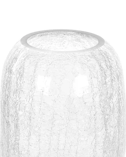Beliani Vaso da fiori KYRAKALI Vetro 28 cm Trasparente