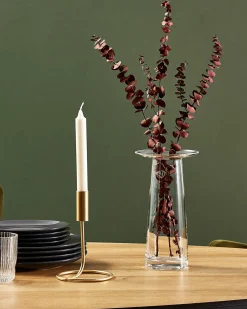 Best Beliani Vaso da fiori MANNA Vetro 26 cm Trasparente