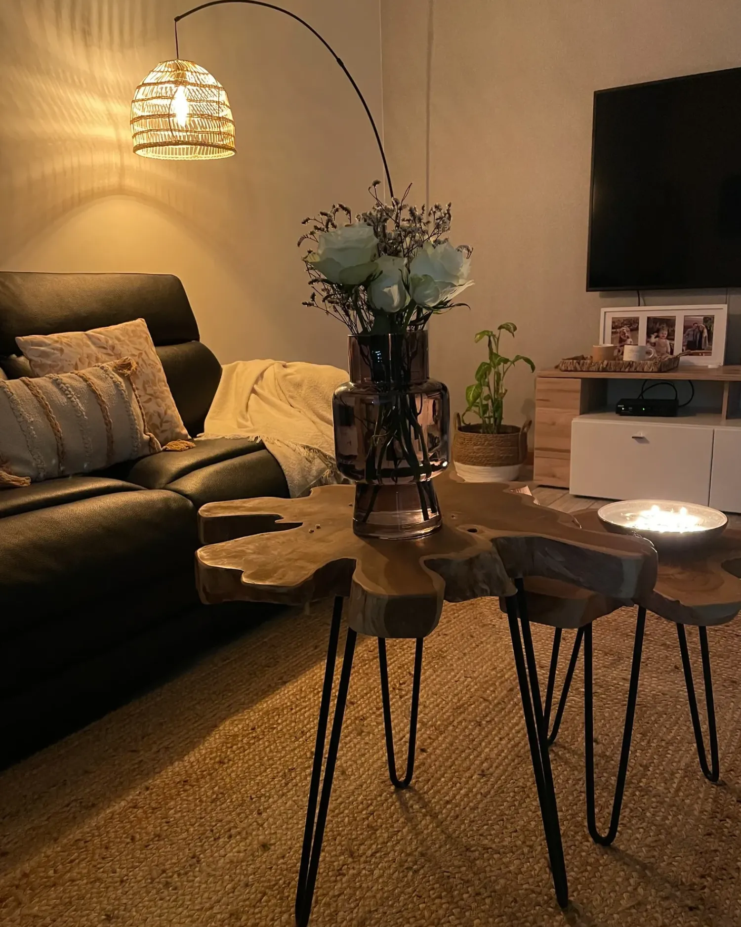 Online Beliani Vaso da fiori MEGALO Vetro 26 cm Grigio