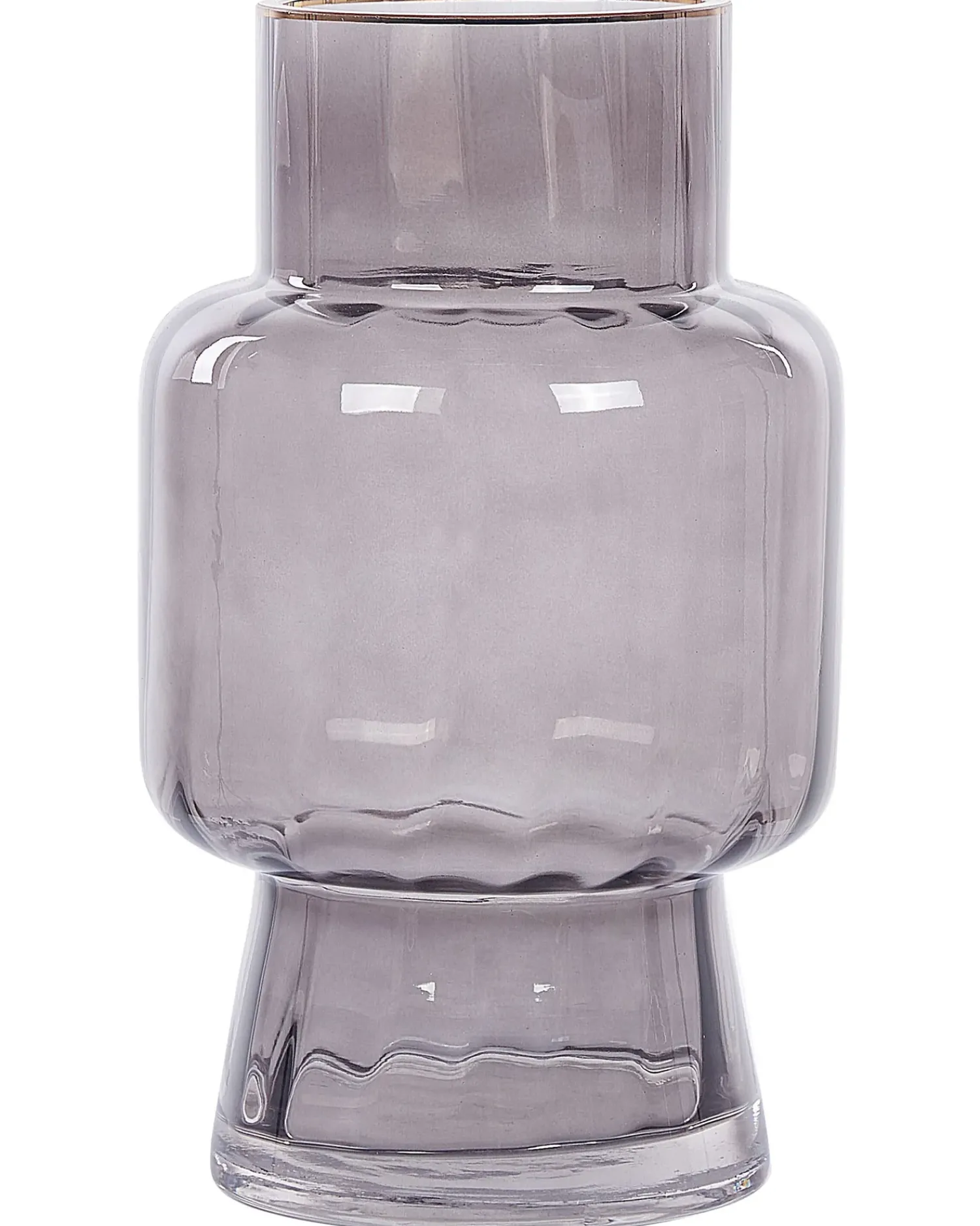 Online Beliani Vaso da fiori MEGALO Vetro 26 cm Grigio
