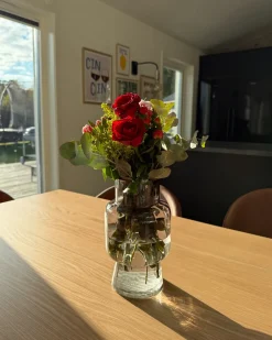 Online Beliani Vaso da fiori MEGALO Vetro 26 cm Grigio