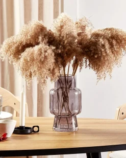 Online Beliani Vaso da fiori MEGALO Vetro 26 cm Grigio