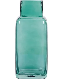 Sale Beliani Vaso da fiori MERBAKA Vetro 26 cm smeraldo Verde