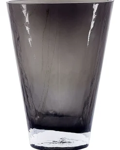 Discount Beliani Vaso da fiori MITATA Vetro 20 cm Grigio