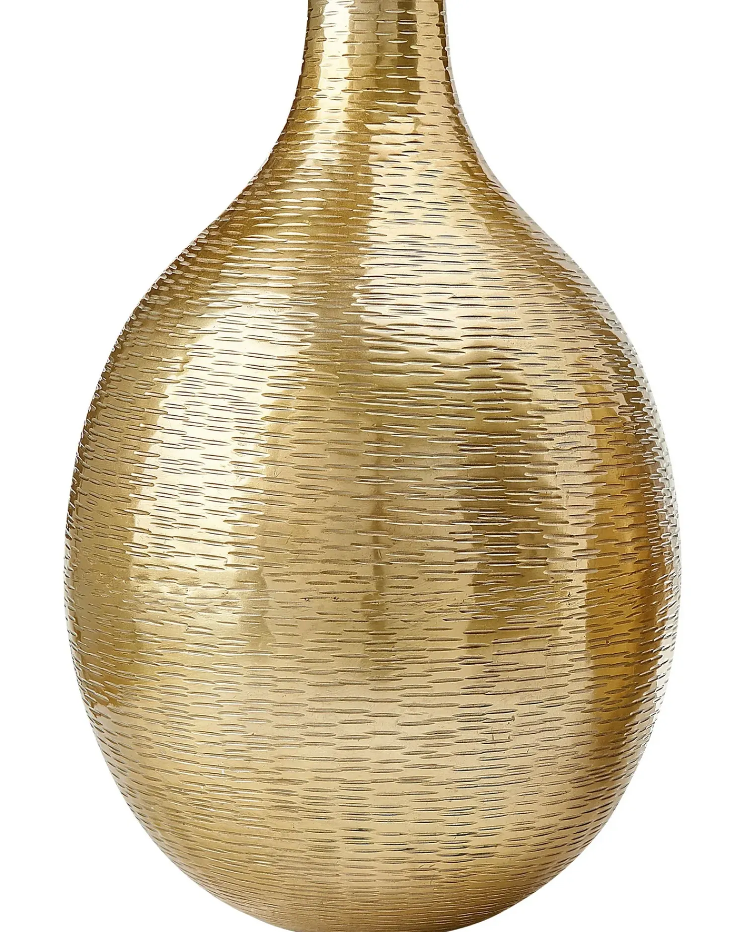 Outlet Beliani Vaso da fiori MOHENJO Metallo 32/35 cm Oro