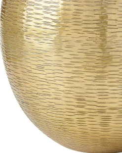 Outlet Beliani Vaso da fiori MOHENJO Metallo 32/35 cm Oro