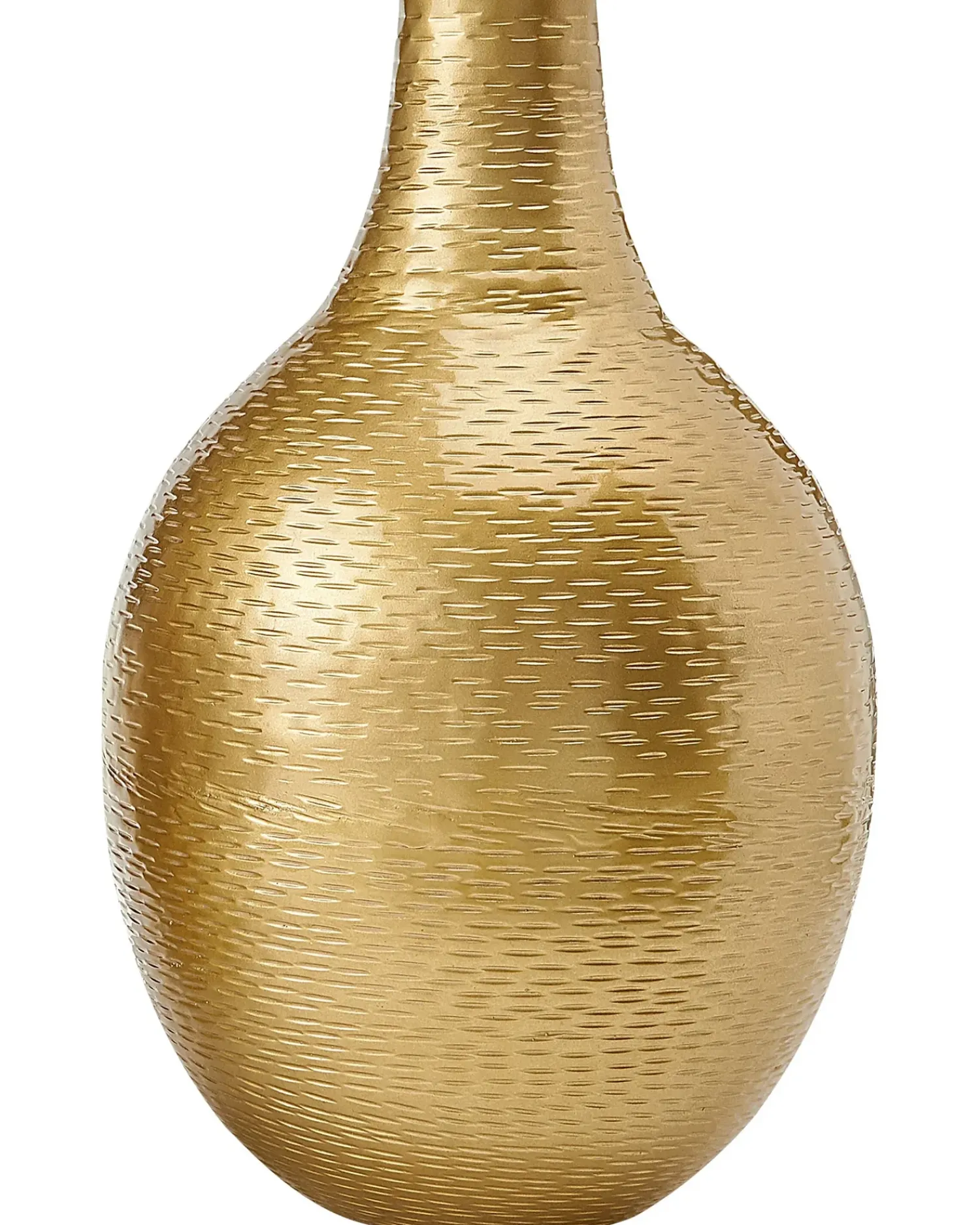 Outlet Beliani Vaso da fiori MOHENJO Metallo 32/35 cm Oro